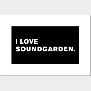 I Love Soundgarden. Posters and Art